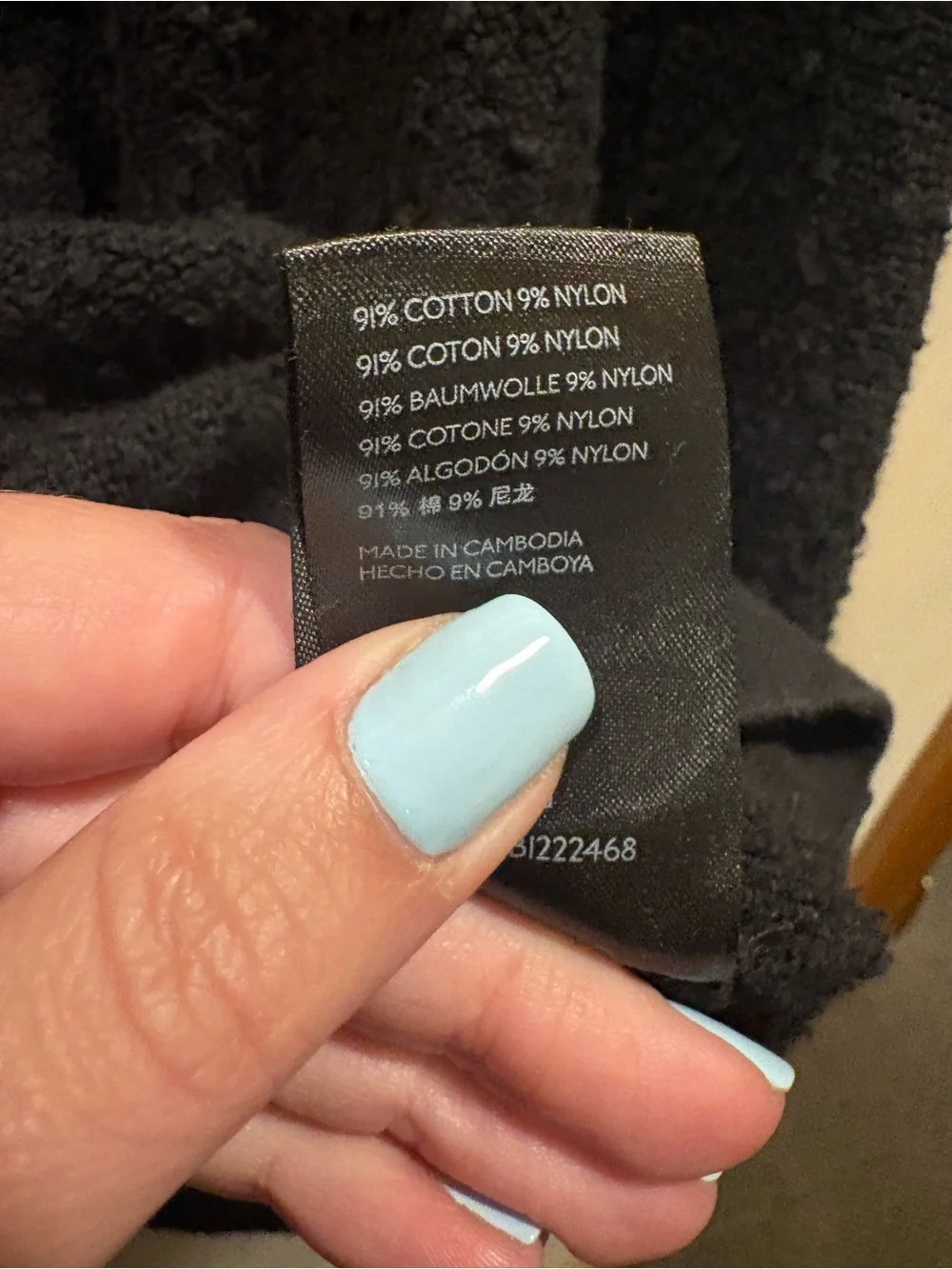 Free People Found My Friend Black Boucle Pullover Sweatshirt
